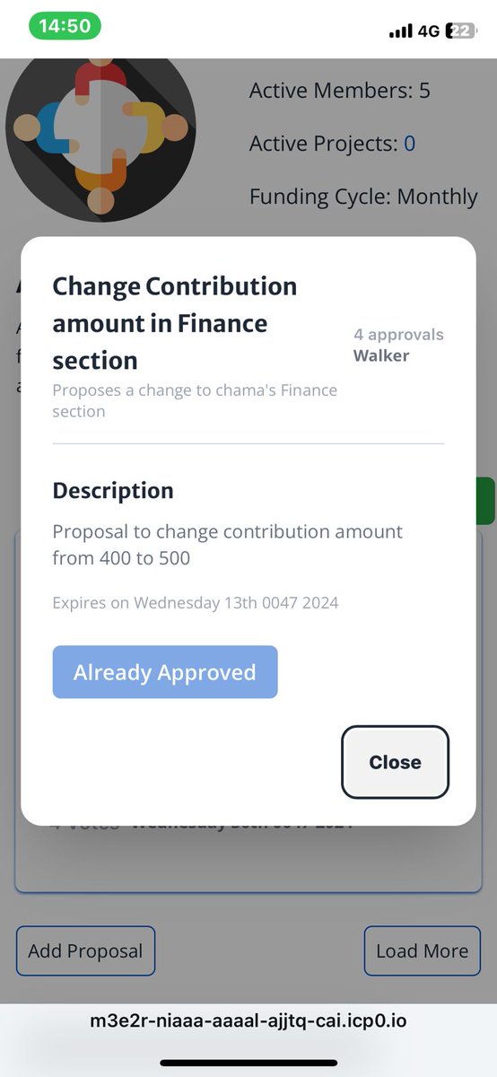 TheChamaDAO's tweet photo. Exciting milestone! We just wrapped up our first alpha test at school, where we tested core functionalities for ChamaDAO, including account creation, forming chamas, inviting members, and proposal creation. Seeing it in action is a big step forward Stay tuned for more updates https://t.co/sFhdwfOBPp