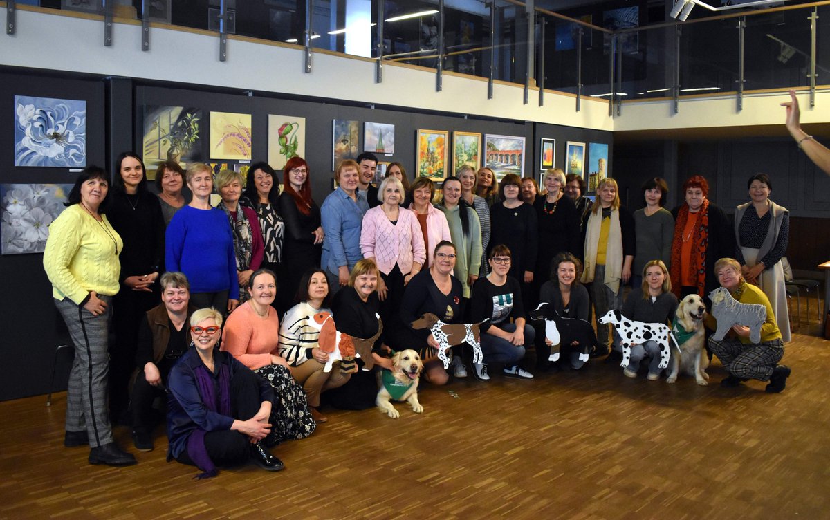 Kuldīgas Galvenajā bibliotēkā novada bibliotekāri semināra dienā 31.10.2024