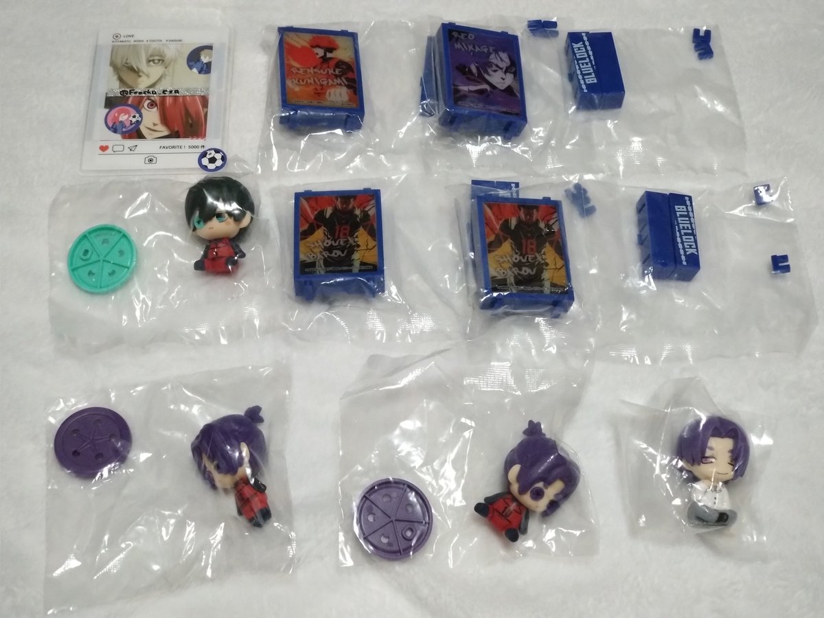 Foocha_exa's tweet photo. 【交換/譲渡】ブルーロック ブルロ ピローチャーム ライトアップポスター 肩ズンFig. ぬいかけ ヘアピン

譲：潔、國神、★御影、★凛、馬狼、雪宮
求：☆凪、千切、400円（＋送料）

＊都内お手渡しor郵送
＊詳細画像①
＊異種交換◎
＊検索からもお気軽にお声掛けください◎
#楓加取引
#楓加譲渡 https://t.co/8UQvrmiVvH