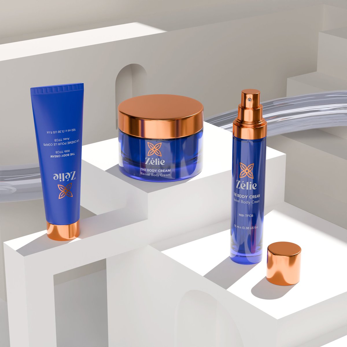 matiri3D's tweet photo. Product visualization for a skin care brand's new cream. My goal of the project was to showcase the new packaging and highlight the products features; moisturises and smoothens skin. 
#blender #b3d #cgi #blender3d #3DCG #productvisualization #packagingdesign https://t.co/MGLLjCV5aG