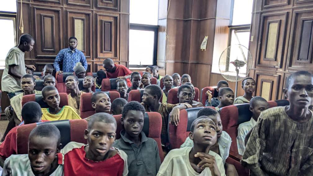 Waspapping_'s tweet photo. These are the Northern kids arrested and arraigned for planning to Overthrow President Bola Ahmed Tinubu 

How can these kids overthrow a whole government?? https://t.co/S9lry7Gqo1