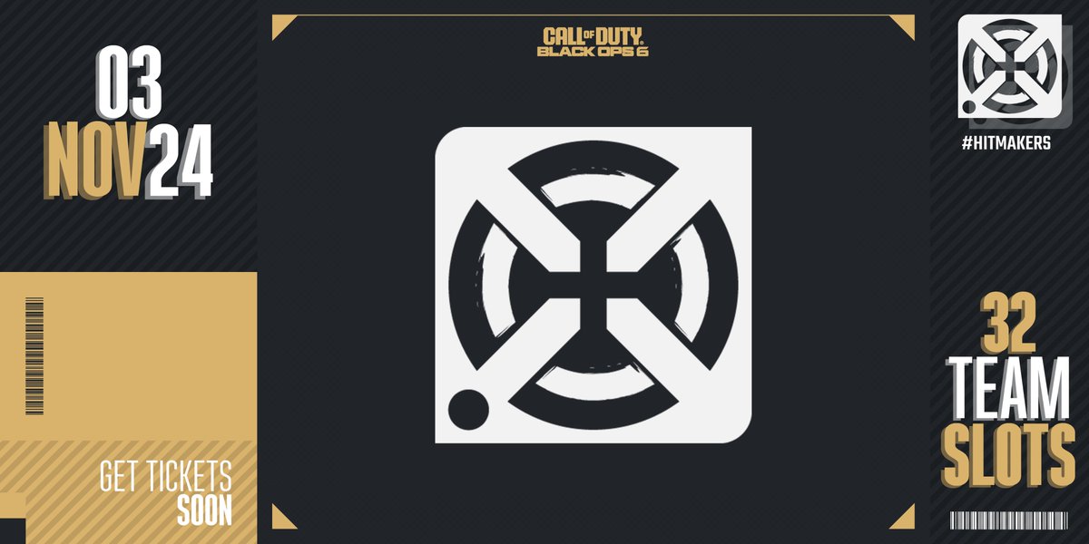 🏆 | - #HitMakers2 - | 🏆  

On vous avait dit à bientôt... Nous voilà ! Nouveau tournoi à l'affiche pour vous👀

👊 32 Équipes
📅 Dimanche 3 Novembre 2024
🕐 14h- 21h

🗂 Inscriptions le 1 Novembre à 20h  

Détails à 20h 🥳

🎙 Casté par <a href="/Ozary_Fr/">Ozary Fr</a> 
📺 twitch.tv/ozaryfr