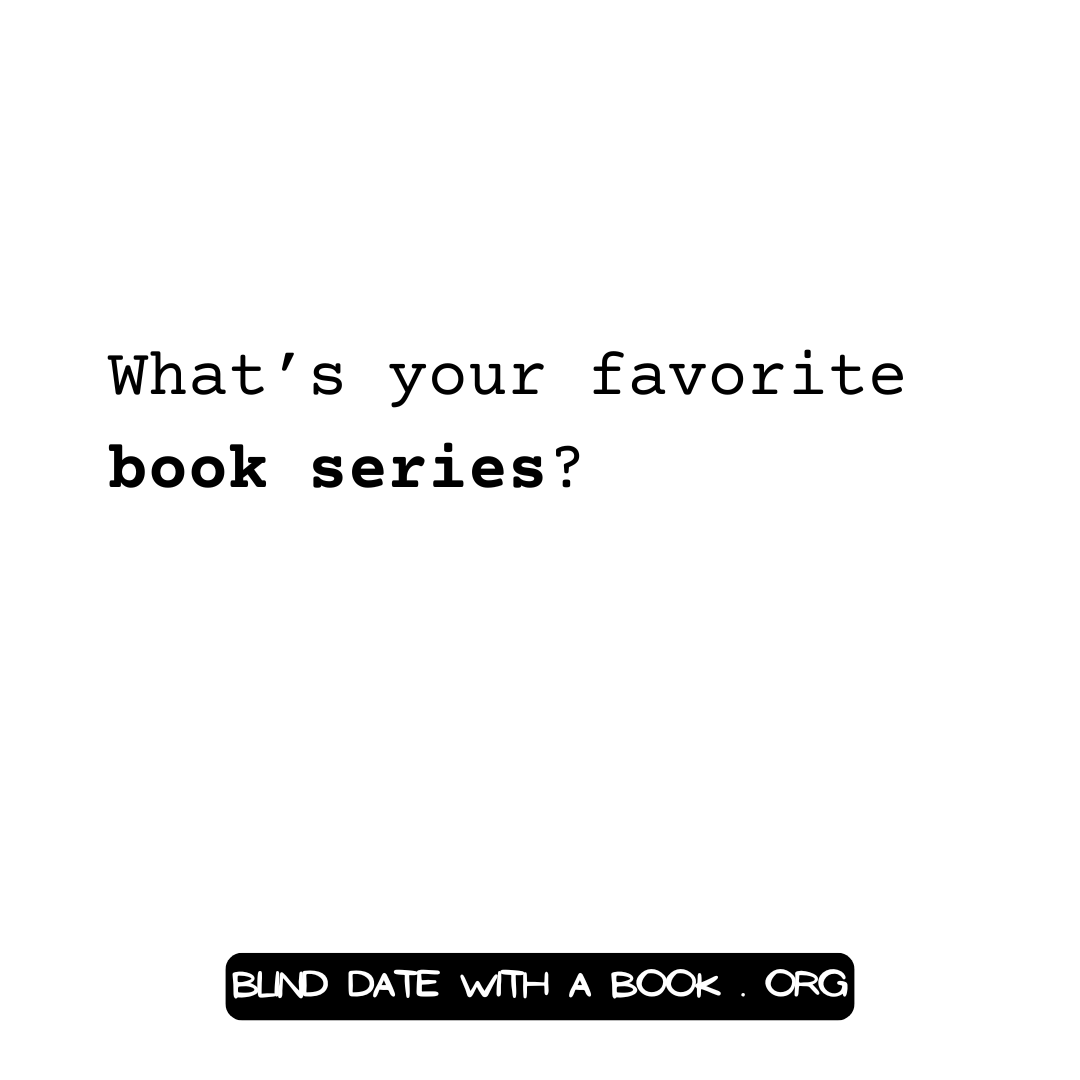 blinddatewbook's tweet image. What series can you not get enough of? 📚✨ Share your favorite below! 
#FavoriteSeries #BookSeries #BookCommunity #BlindDateWithABook #Reading #books #bookstagram #booklovers