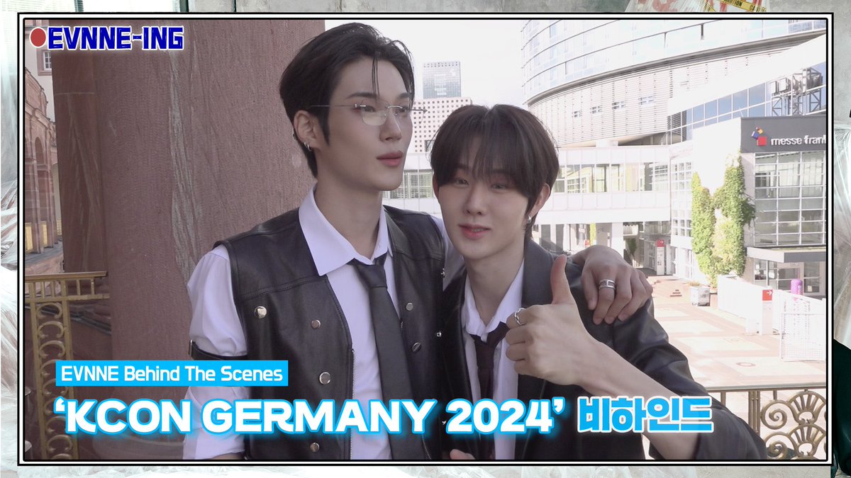 EVNNE_official's tweet photo. EVNNE (이븐)
KCON GERMANY 2024 Behind The Scenes
🎥 https://t.co/Tqnereh5YF
#EVNNE #이븐
#케이콘 #KCON #KCON2024
#KCONGERMANY
#EVNNE_ING https://t.co/LRdIipwwoS