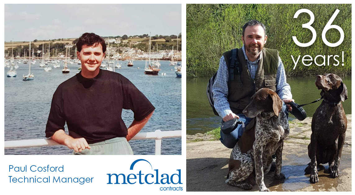 Today we celebrate our Technical Manager Paul Cosford, who has been with Metclad for 36 years! 

He joined Metclad in 1988, as our first ever employee and continues to support the company with his hard work - 36 years later.

Thank you Paul!

#construction #cladding #thankyou