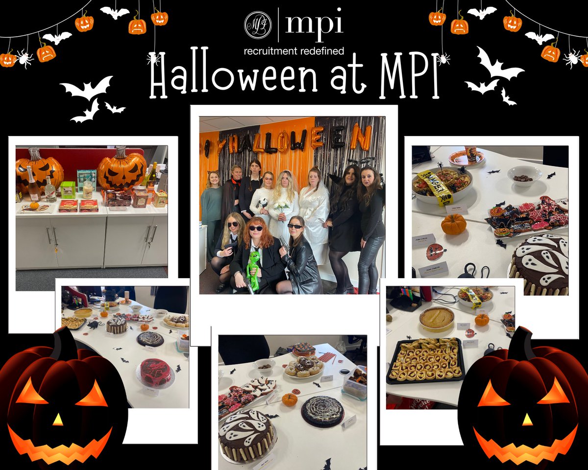 MPI's head office hosted a Halloween Bake Sale with raffle &amp; games in aid of <a href="/macmillancancer/">Macmillan Cancer Support</a> &amp; as always our staff went above and beyond with their bake skills!!
We raised £120.95! Thank you for everyone that took part and donated.
#recruitmentredefined #halloween #fundraising