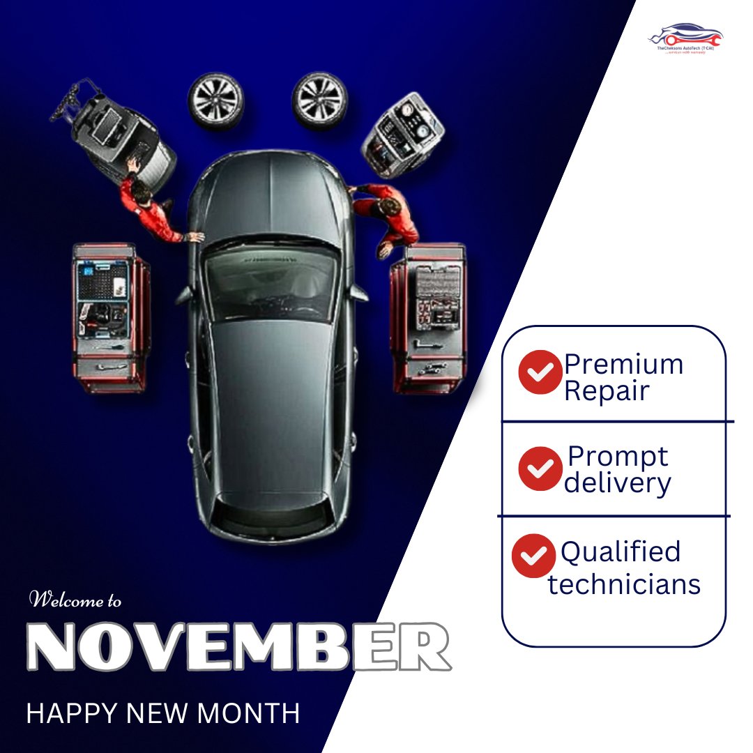 cheksons's tweet photo. Welcome to the Month of November!! May it be a month of Minimal downtimes and "Car wahala" Happy new Month from all of us at T-CAt.

#happynewmonth #welcometonovember #cars #yuletide #vehiclerepair #vehiclesafety #mantenance #mechanicnearme #bobrisky #Yahoo #poison https://t.co/hRGayISMQM