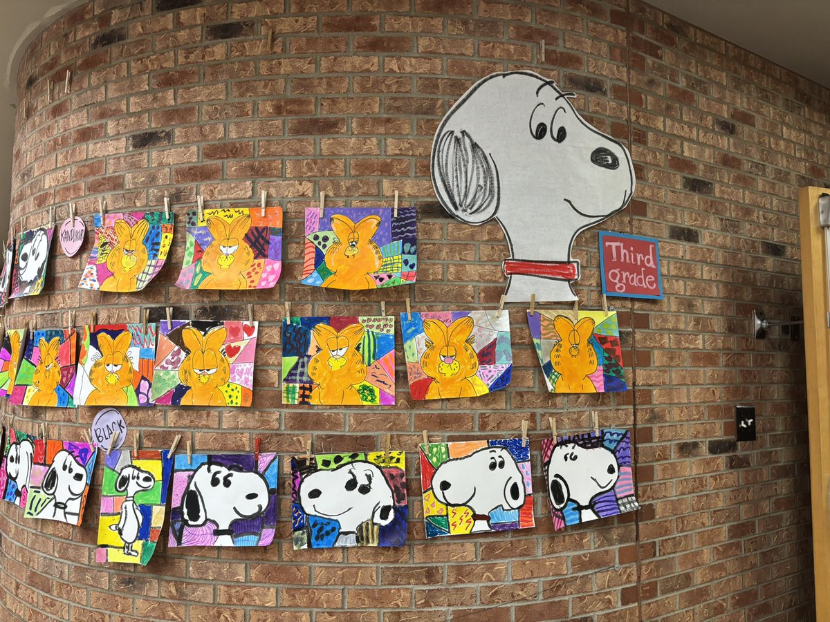 fssdPGES's tweet image. Our mock election is underway! Will students vote for Garfield or Snoopy after the debate? #makinglearningfun