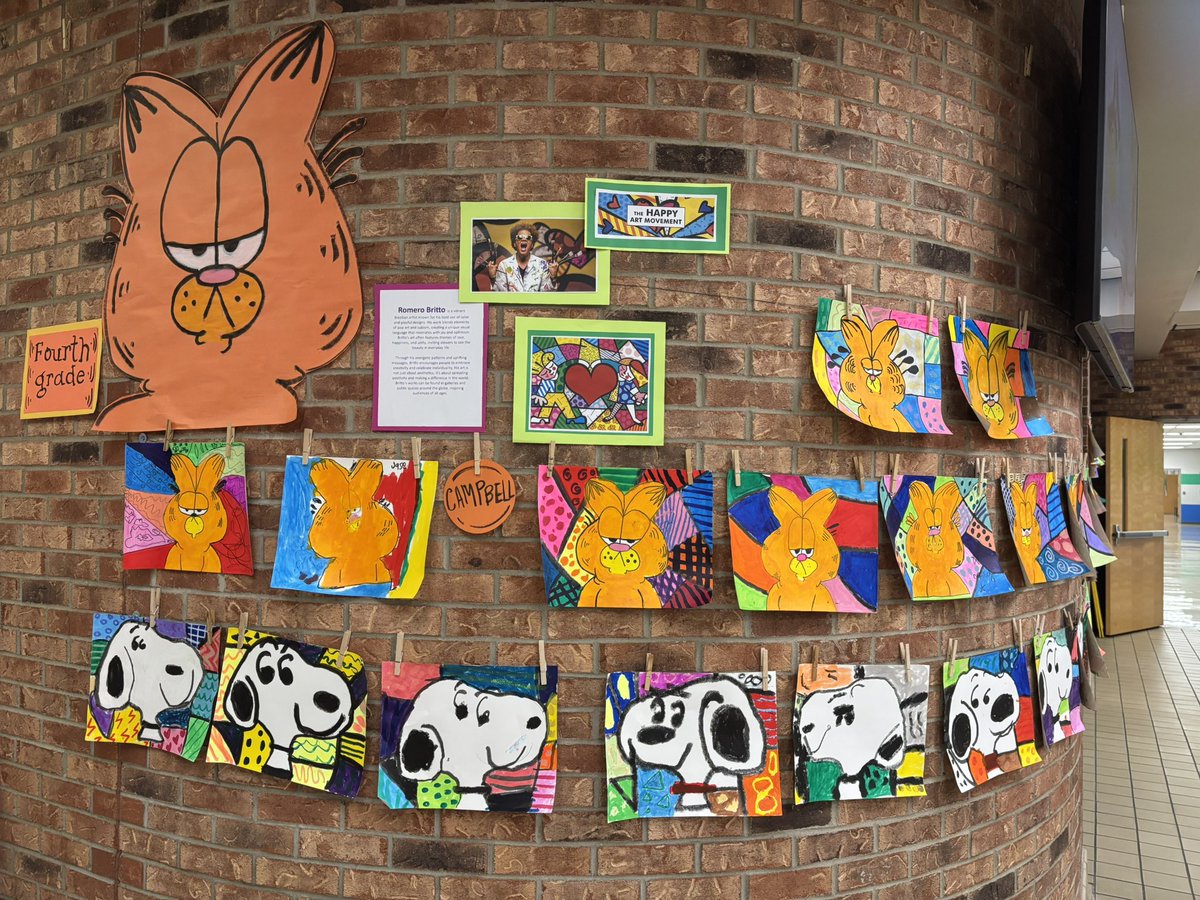 fssdPGES's tweet image. Our mock election is underway! Will students vote for Garfield or Snoopy after the debate? #makinglearningfun