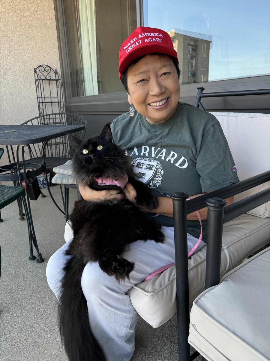This smart woman is for Trump - Harvard PhD and a former political prisoner from China. Trump for freedom!