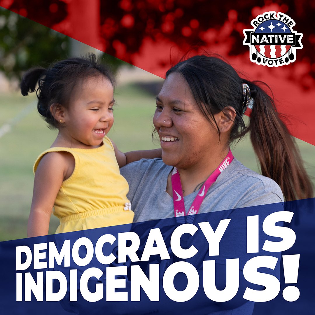 RNVOKC's tweet photo. 🎉 November is Native American Heritage Month! Let's celebrate our rich cultures and histories while continuing to advocate for our rights through voting. 🗳️ Check your early voting polling place 👉🏽https://t.co/oMu2ZBRazY.

#democracyisindigenous #rnv2024 #NativeVoter #VoteEarly https://t.co/CNrV7V5MzK