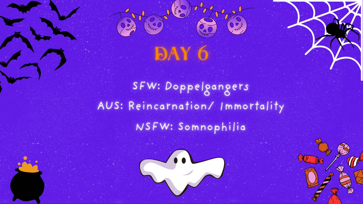 halloweekhq's tweet photo. day 6 is here! 🎃👯🪽💤 https://t.co/ZNRWGVRE2I