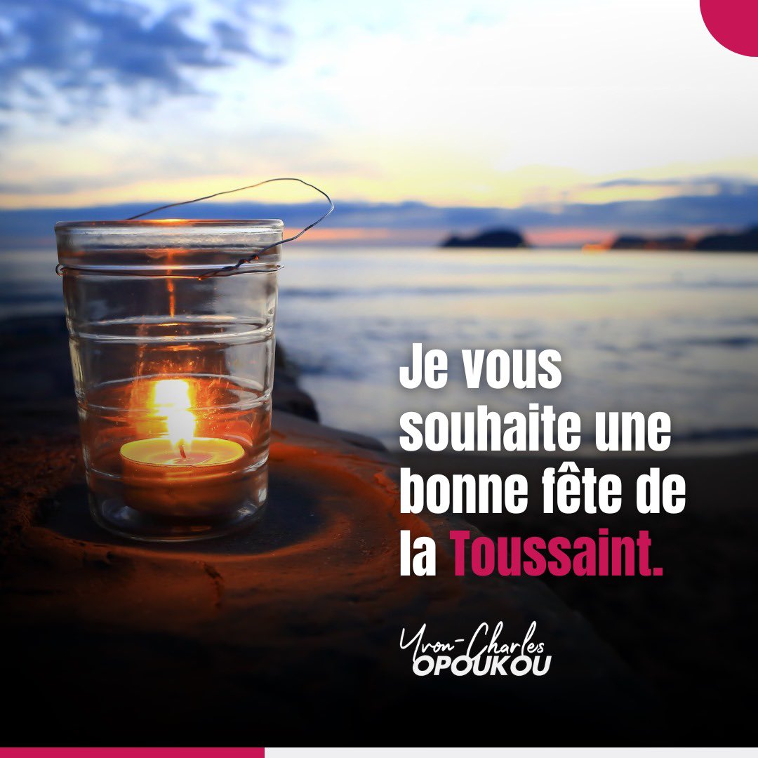 En ce jour, prenons un moment pour honorer la mémoire de ceux qui ont illuminé nos vies. 
Que cette journée vous apporte réconfort. 
Soyons reconnaissants de l'empreinte laissée par nos êtres chers.
Bonne fête de la Toussaint à tous. 🕊️
#Toussaint #Mémoire #Paix #Hommage