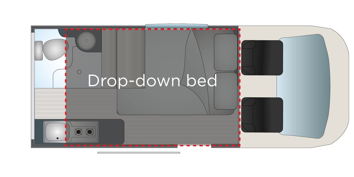 Sy45rp's tweet photo. The #Randger R530 offers 4 sleeping areas, a pop-top bed, compact bathroom, front bench bed, 2-burner hob, fridge, Truma diesel heating, outdoor #shower, and more! A great 5-seater alternative to VW #campervan, all in a 5.34m Ford chassis. https://t.co/rdfIos4IIj