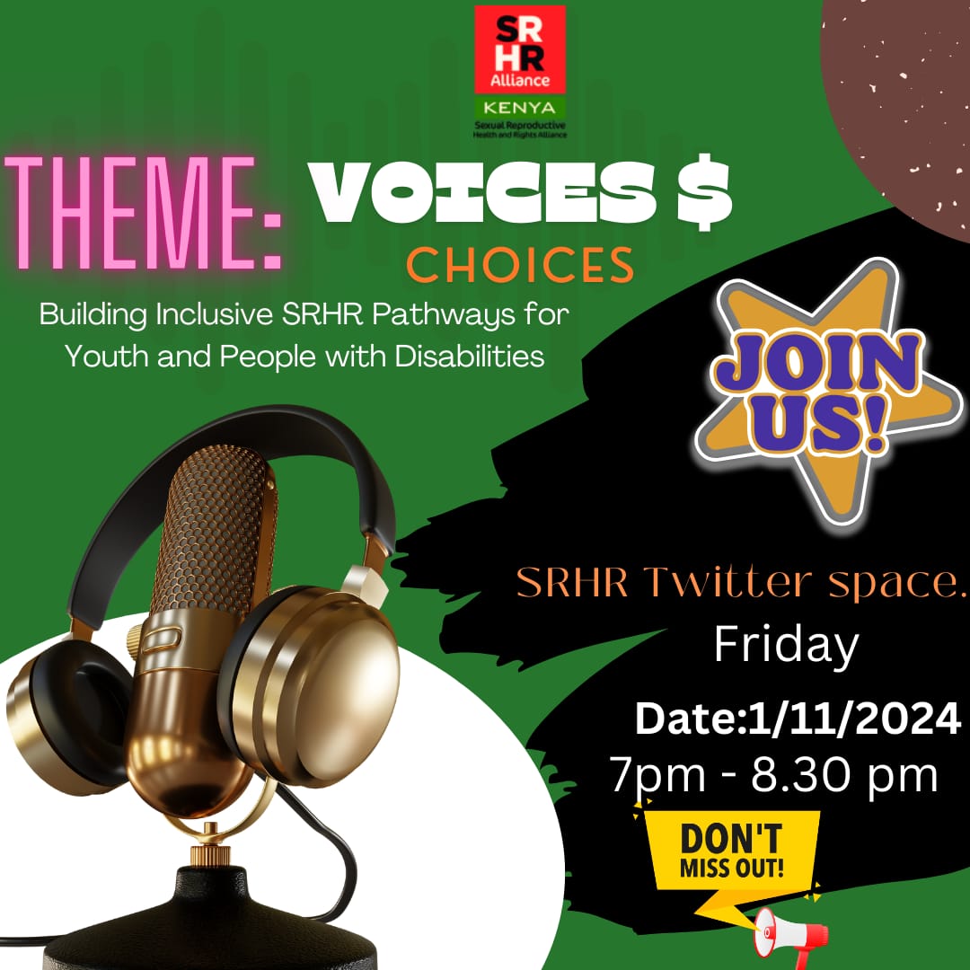 Georginaak42046's tweet image. Don't miss out! Guys
Education Is key! We need to provide accessible information on SRHR for youth with disabilities. Knowledge empowers choice!
#choiceforall
#YouthwithDisability
#InclusiveSRHR
#RHRNKenya
@KenyaSRHR