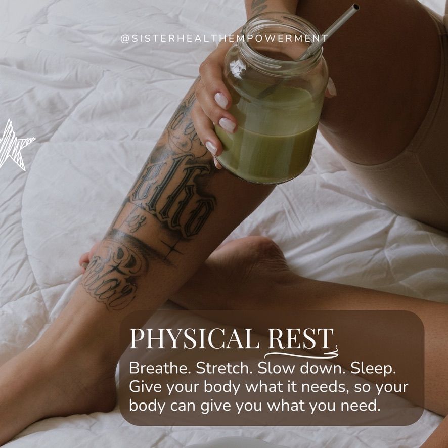 sister_health's tweet image. Now, as we enter the holiday season, life, family, and friends combined can feel like a roller coaster that ends in burnout. #physicalrest