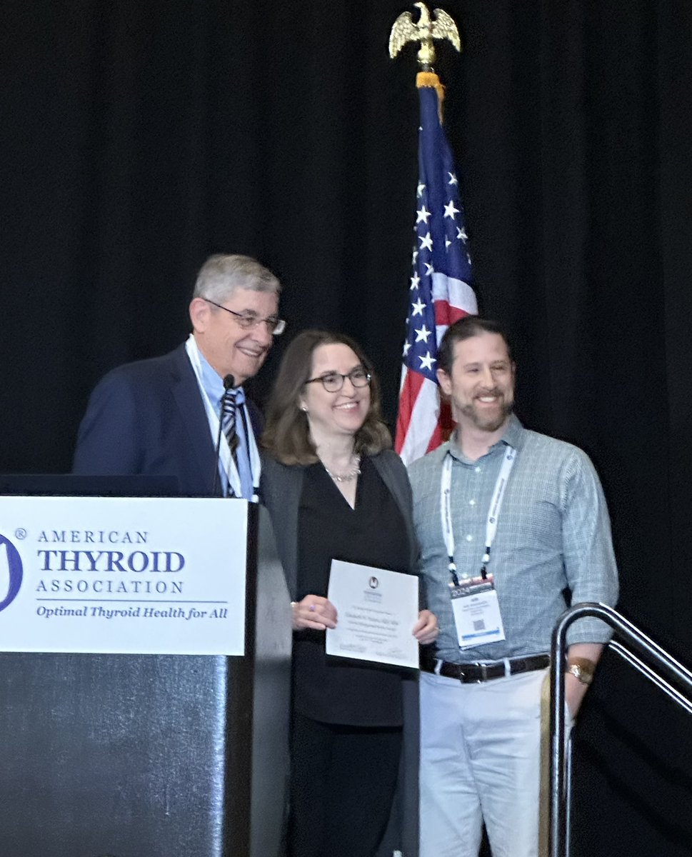Malini Gupta, MD, FACE, ECNU (@maliniguptamd) on Twitter photo Very well deserved Distinguished Service Award presented to Dr. Elizabeth Pearce <a href="/PearceElpearce/">elpearce</a> #thyroid #2024ATA Very well deserved Distinguished Service Award presented to Dr. Elizabeth Pearce <a href="/PearceElpearce/">elpearce</a> #thyroid #2024ATA