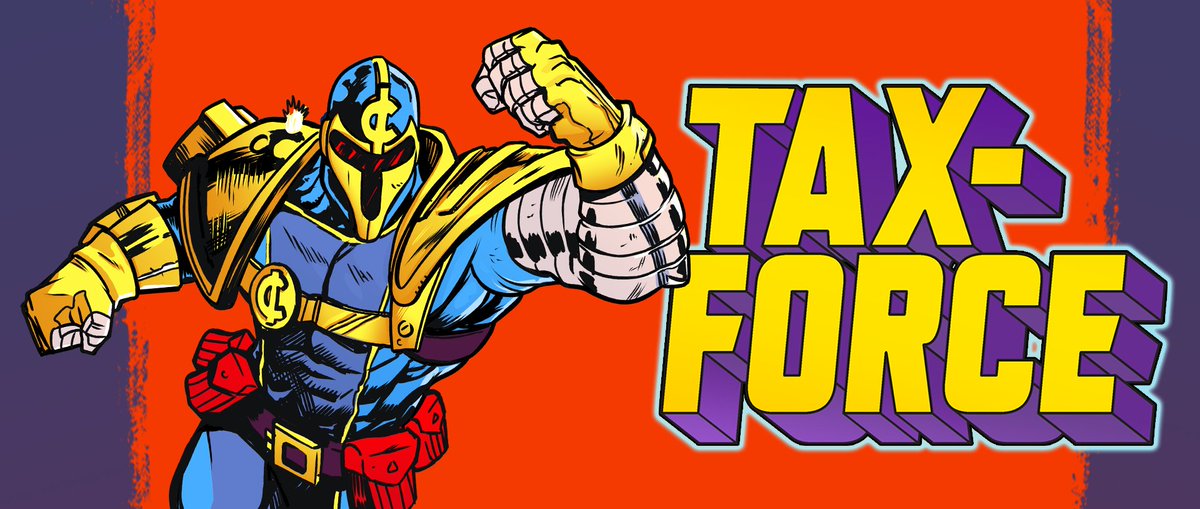 Time to #PitchYaGame!

Tax-Force 

💥Hunt down tax-evading billionaires and 🏗 rebuild society in a ✍️ hand-drawn, action-roguelite platformer inspired by 💬 90's comicbooks.

To follow development - Wishlist on Steam!
