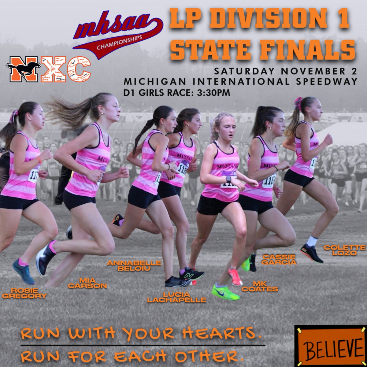 run_nxc's tweet photo. We're on each other's TEAM.
#RunWithYourHearts #RunForEachOther
GO MUSTANGS! π https://t.co/hWXrFiYvv4