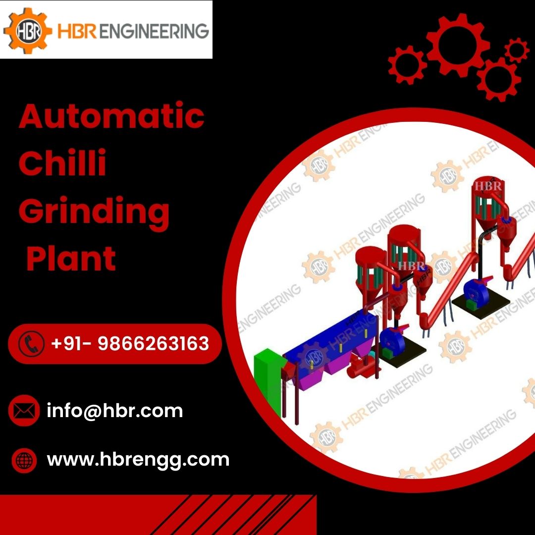 HBREngineering's tweet image. Effortless Spice Perfection: Discover the Automatic Chilli Grinding Plant by HBR Engineering! 🌶️⚙️
Visit us at hbrengg.com/automatic-chil… or call 09866263163
#HBREngineering #ChilliGrinding #SpiceProcessing #EfficientProduction #FreshFlavors #AutomaticChilliGrinding #ChilliPlant