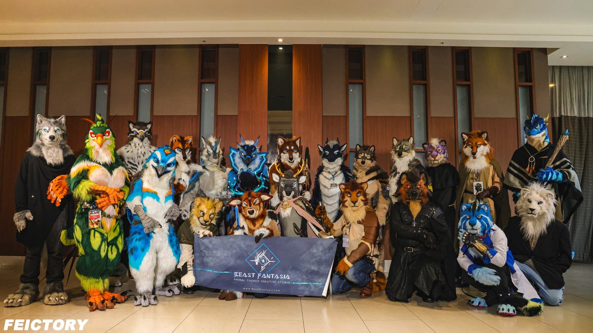 Beast Fantasia Studio (@beastfantasia) on Twitter photo 💠Beast Fantasia Family Groupshot at #infurnity2024💠
A heartfelt thank you to all our family members and supporters! 💙💙
📸FEICTORY <a href="/XiaoFei0227/">Fei 小白獅-小飛</a>✨
👔Fursuiters are listed below (from left to right): 💠Beast Fantasia Family Groupshot at #infurnity2024💠
A heartfelt thank you to all our family members and supporters! 💙💙
📸FEICTORY <a href="/XiaoFei0227/">Fei 小白獅-小飛</a>✨
👔Fursuiters are listed below (from left to right):