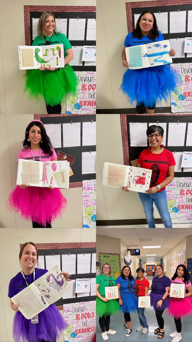 MsSuarezDiaz's tweet photo. The Day the Crayons Quit 🖍️ my team and I had so much fun! @plumcreekelem @MonicaPCElem @becca1295 @DeniseFTrevino @meganj830 https://t.co/e0eBSo2ABh