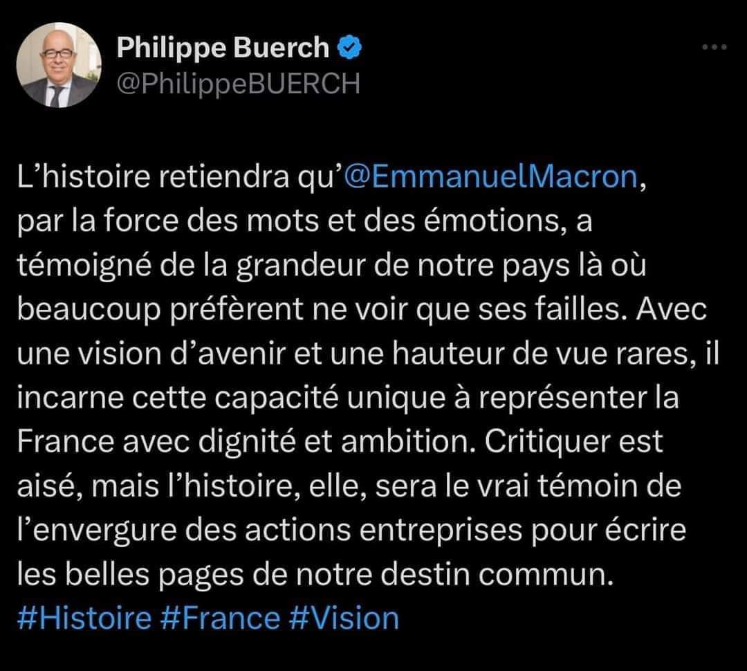 Elisabe91290975's tweet photo. Heureusement on est nombreux à penser comme ce MONSIEUR n en déplaise à certains incultes 👏👏👏 https://t.co/FkjrnMLrxe