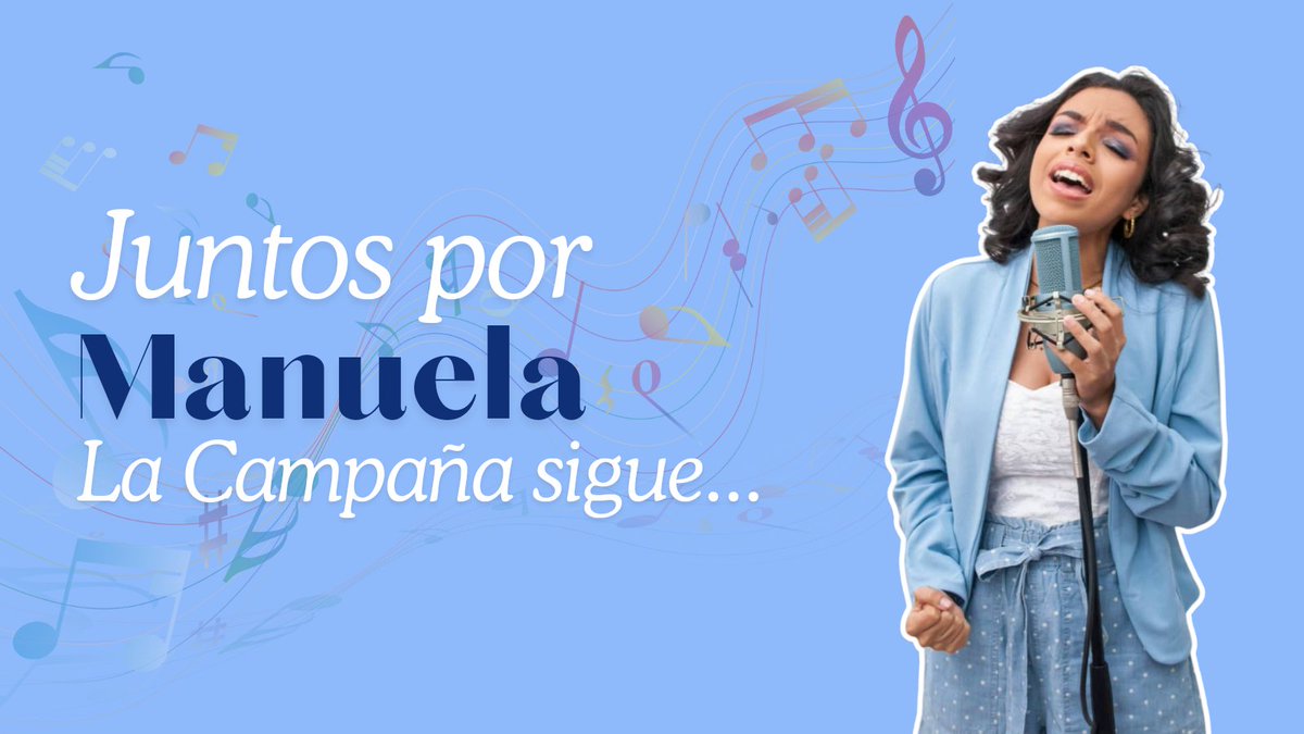 La campaña #JuntosPprManuela continúa ✨

¿Cómo puedes ayudar?
-Con una oración
-RT + Like
-Donando a sus cuentas oficiales
-Si estás en Hive con una publicación con "manujune" de beneficiaria

peakd.com/hive-110011/@a…
