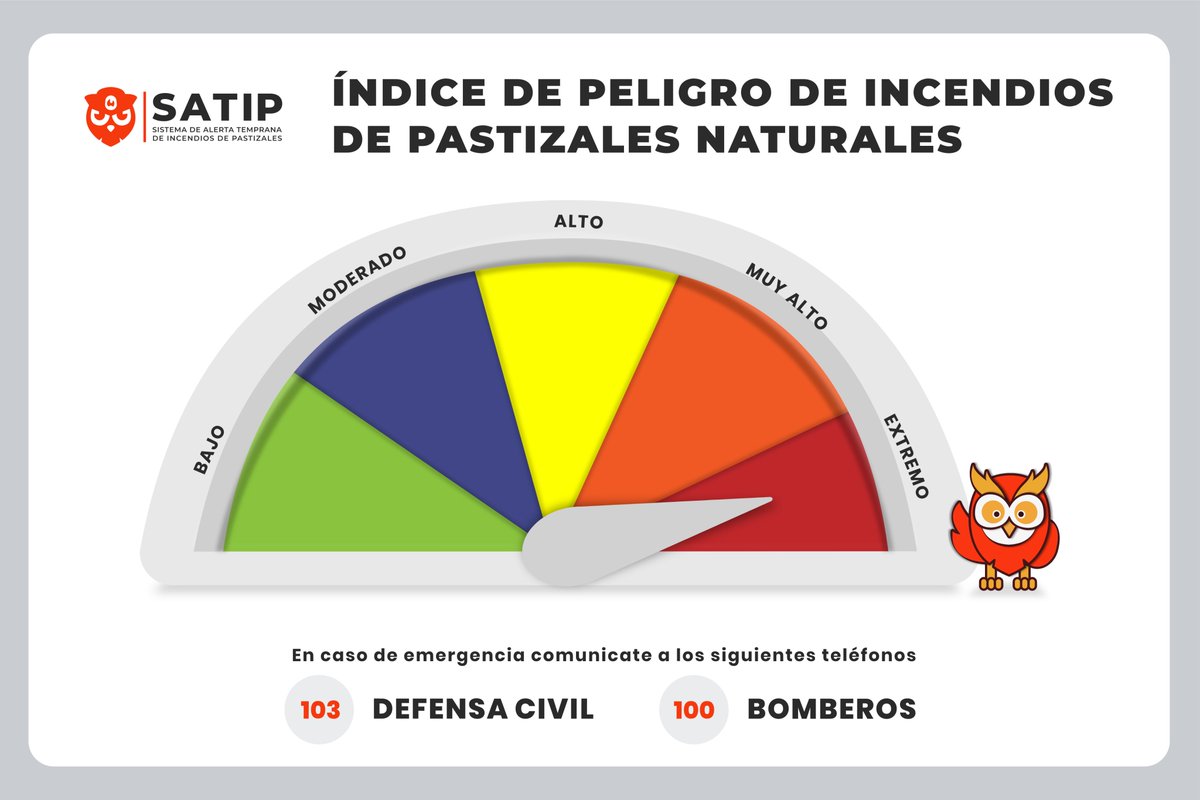 MaruOrtizTw's tweet photo. #SATIP 🔥
"El riesgo de incendios de pastizales es altísimo. Estamos con días de mucho calor y mucho viento por lo cual debemos insistir en las medidas de prevención. El 98% de los incendios se producen por negligencia humana", @EricaColombani en @CadenaTiempo https://t.co/weTFSIe0Td