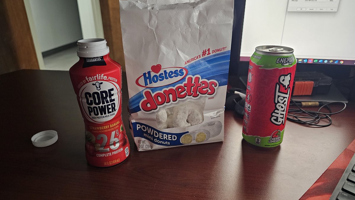 Breakfast of your local IT person 😅