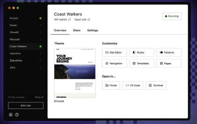 BrickiOSer's tweet image. WordPress Studio, WordPress 将原本需要配置服务器、数据库的过程打包进了 Studio，变成了一站式、即开机用的本地开发工具。developer.wordpress.com/studio/
