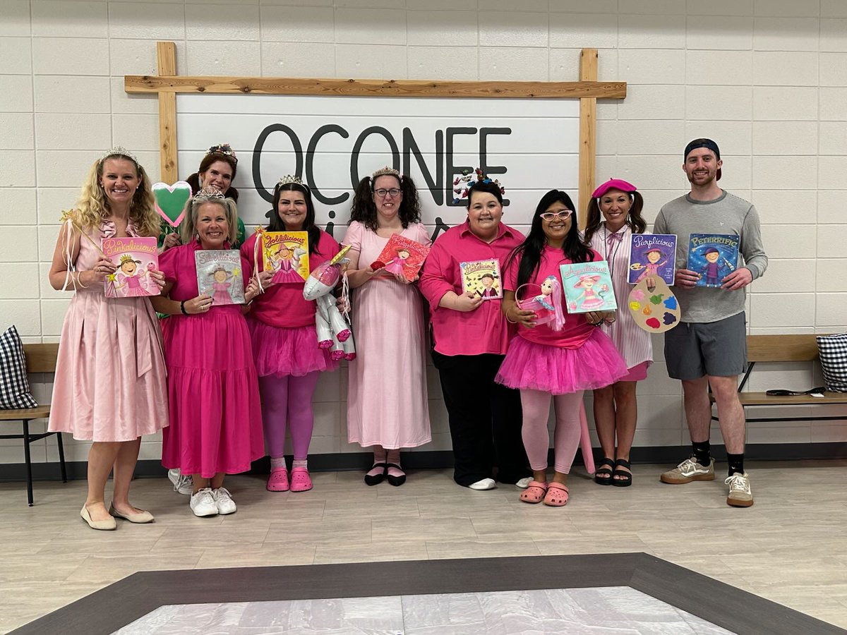 The Pinkalicious Office Crew on Storybook Character Day! 🩷