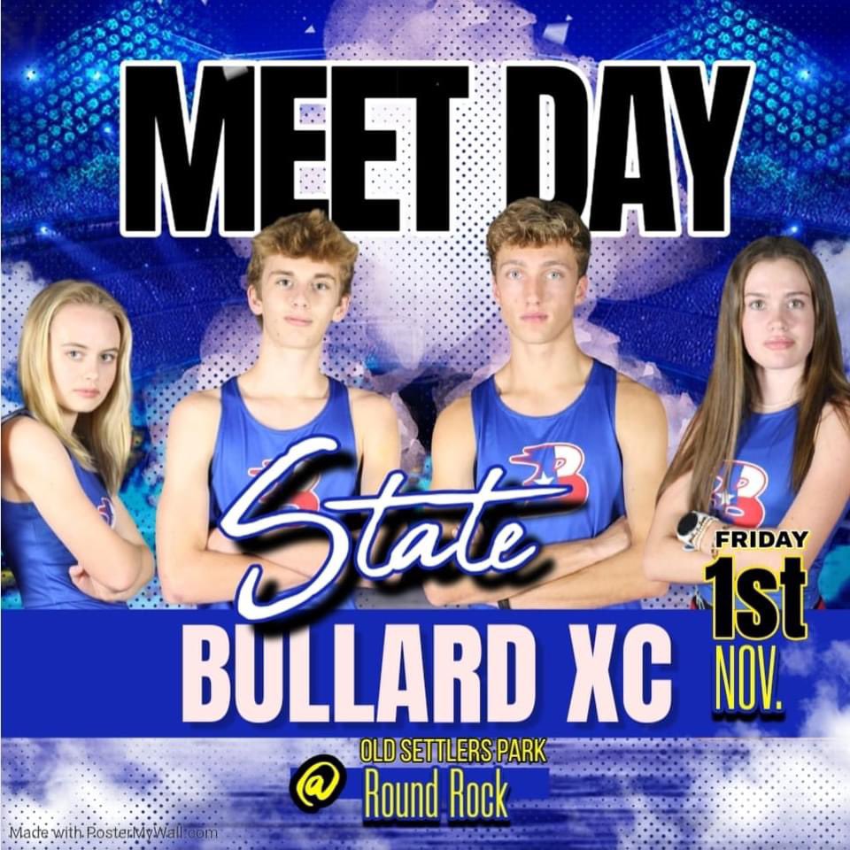 Good luck to our four Bullard Panther Cross Country runners competing in the State meet today! 👏🏻 #BullardProud