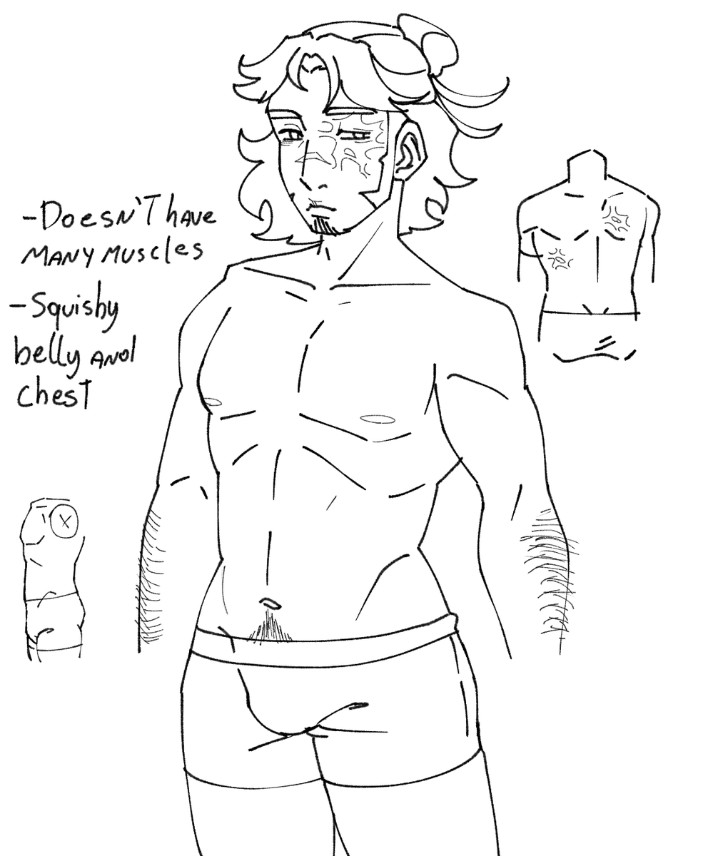 TiahSpring2's tweet photo. he got a new body type!(and also working on a new lore #BRREDSWEEP https://t.co/N29sDBaoik