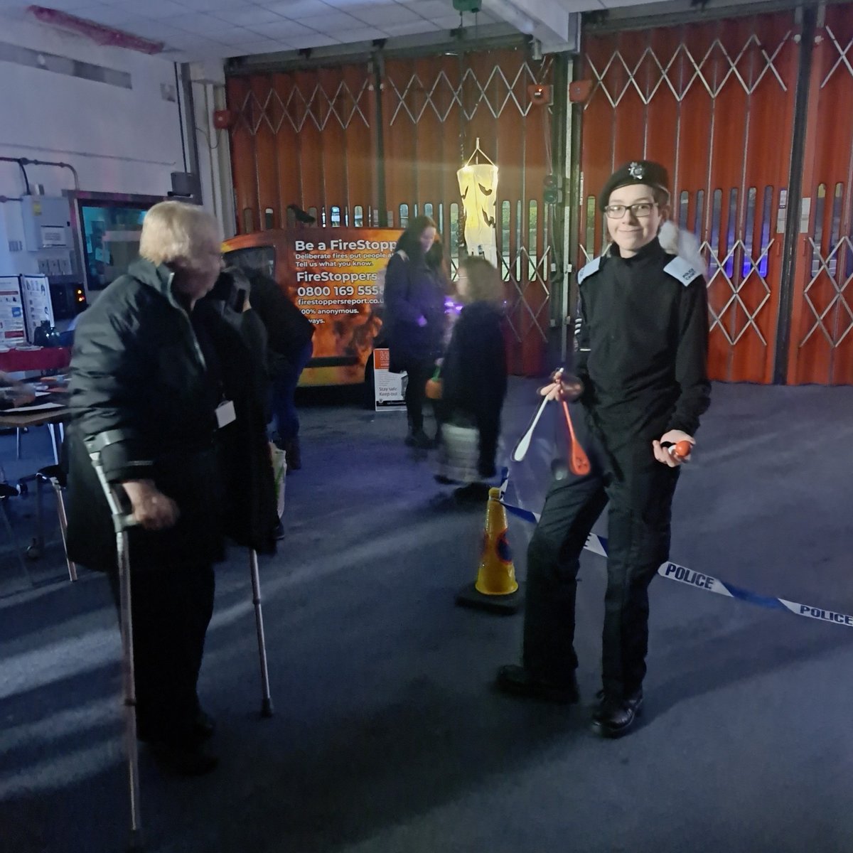DerbysCadets's tweet photo. Last night, the Glossop cadets had a blast helping out at the New Mills fire station Halloween event! They chatted with people and even scored some sweet treats. 🎃👻 #communityservice #goodiesfordays https://t.co/HaDnRPobBW