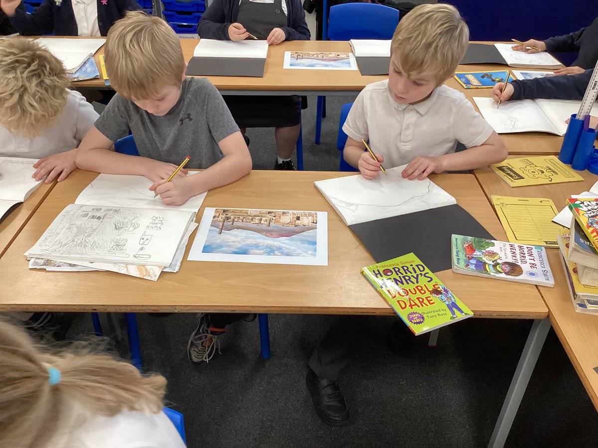 Year 4 have created some beautiful watercolour paintings of Mount Vesuvius. #history #art #doallwecan <a href="/WLMPrimary/">Westleigh Methodist Primary School</a>