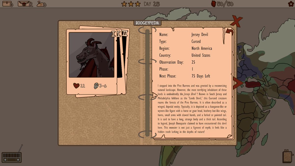 BoogeyHunters's tweet photo. Hello #PitchYaGame 🤠

Boogey Hunters is a strategic ammo-building game where you travel the world hunting mythical creatures from different folklores.
 
🤔Plan your moves carefully.
🔫Combine bullets to unleash powerfull moves.
⌛️And save the world in the shortest day possible! https://t.co/fLIXbuzZlh