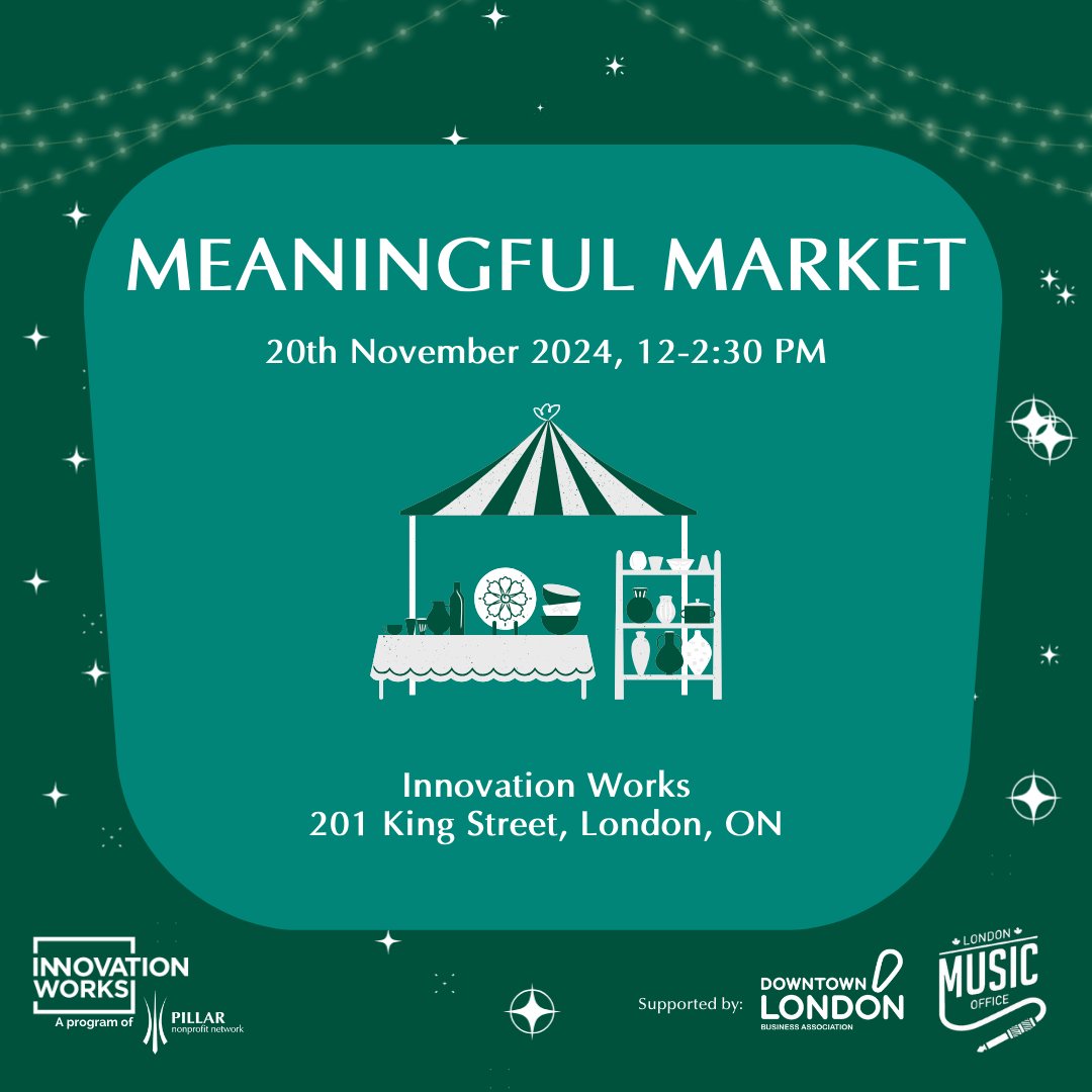 PillarNN's tweet image. We are back!!! This holiday season, let&apos;s embrace the spirit of giving and community at the Pillar Nonprofit Network&apos;s event - The Meaningful Market! 

Date: November 20, 2024
Time: 12:00 PM to 2:30 PM
Venue: Innovation Works