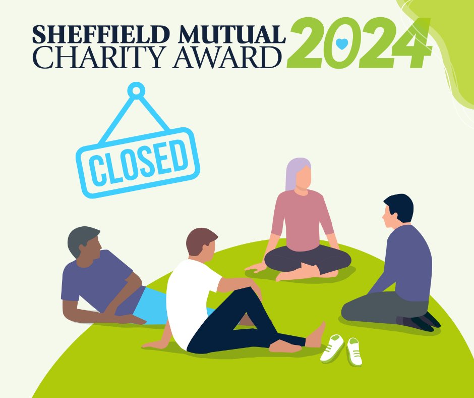 The voting for the Sheffield Mutual Charity Award 2024 is now CLOSED!

Thank you to everyone who voted or nominated and to our top ten charities for putting in the hard work to gather votes. Good luck to our top ten, we will announce our winners in the coming days... 🥳