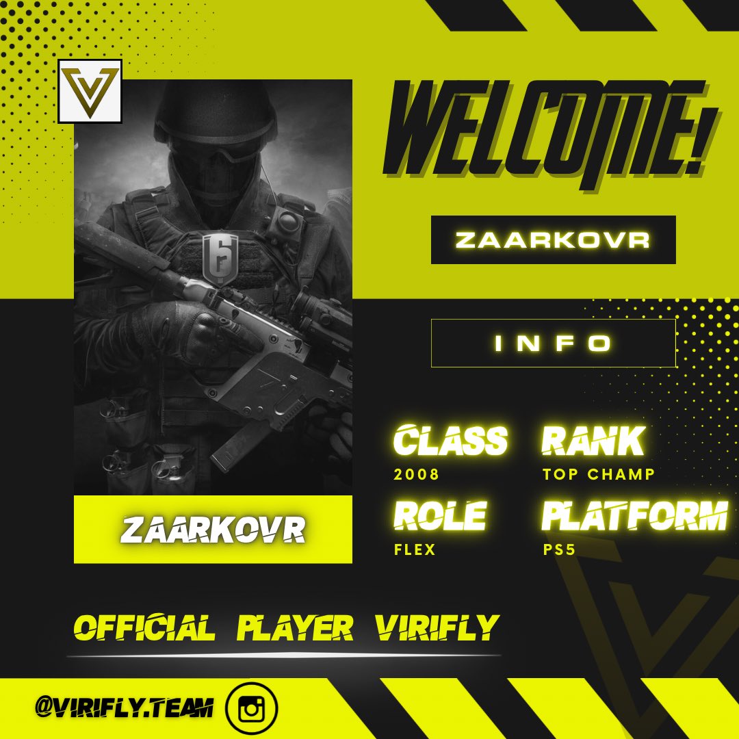 OfficialVirifly's tweet photo. We wish the new Virifly player @Zarkoo the best of luck! Good work and may it be the start of a fantastic journey!
#GoVR https://t.co/zKMcGuqq7F