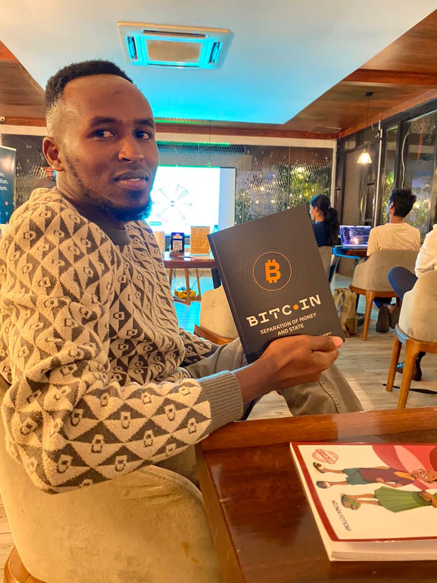 BitcoinSafariTZ's tweet photo. Tanzania ๐น๐ฟ
A #Bitcoin Book ๐ written by @JosefTetek finally in Tanzania ๐น๐ฟ
The name of the book ๐ is #SEPARATIONOFMONEYANDSTATE
Happy ๐ separation of money and state day .
Thanks @TrezorAcademy & @JosefTetek for the amazing Bitcoin Book ๐
#Bitcoiners Friends ๐งกโก๏ธ https://t.co/7glpUMryme