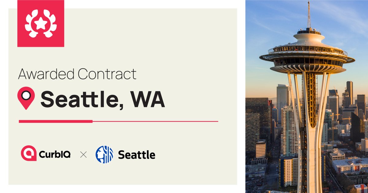 #ICYMI we recently announced our latest project win in #Seattle for the <a href="/SeattleDOT/">Seattle Department of Transportation</a>. CurbIQ will lead an exciting loading zone project to digitize and analyze all last mile freight curbside information.

Learn more: curbiq.io/news/curbiq-di…

#CurbManagement #Transportation
