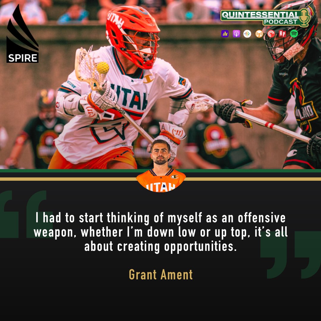 Catch Grant Ament on embracing "positionless" lacrosse, winning championships, and redefining his role as an offensive weapon!

Presented by @_SPIREAcademy 

 🎧: podcasters.spotify.com/pod/show/lax-a…