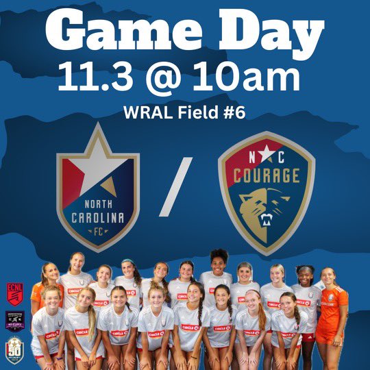 It’s the weekend ready for this match up!! <a href="/TopDrawerSoccer/">TopDrawerSoccer</a> <a href="/NCFC_Youth/">NCFC Youth</a> <a href="/NCFC_ECNLGirls/">NCFC ECNL Girls</a> <a href="/ECNLgirls/">ECNL Girls</a> <a href="/ImCollegeSoccer/">College Soccer Truth ™</a> <a href="/ImYouthSoccer/">ECNL/GA/Recruiting/College Soccer</a>