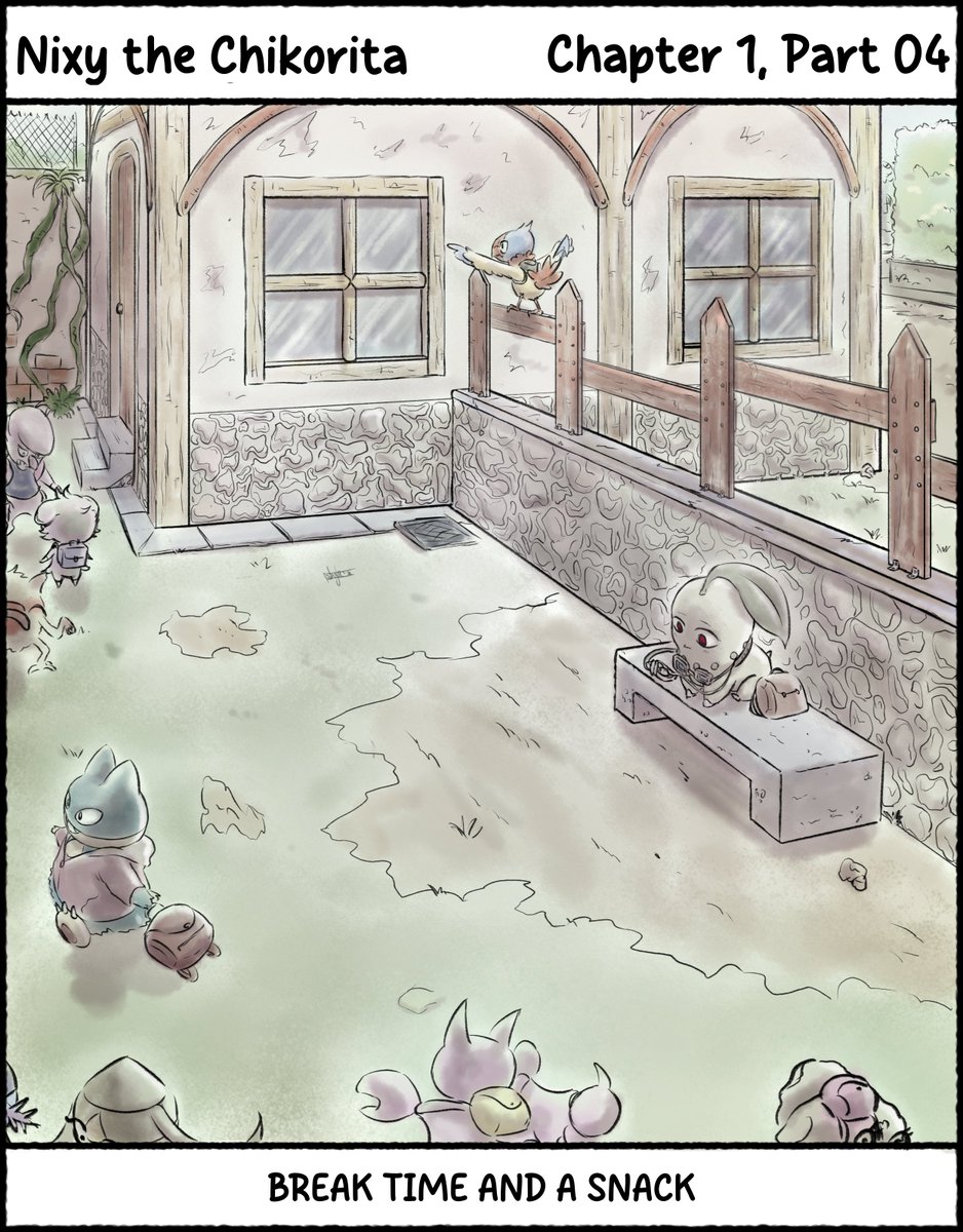 Nytrix_Germimi's tweet photo. (VA) Nixy the Chikorita, Chapter 1 (1/8) https://t.co/zvTrvfMWNr