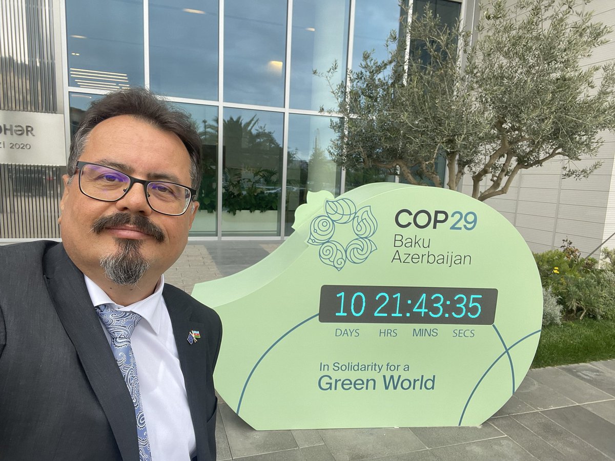 MichalkoPeter's tweet photo. #COP29 starts in 10 days in Baku! The largest global conference, focused on climate action as the first priority for our planet.
🇪🇺🤝🇦🇿🤝🇺🇳
#UNFCC #EU4Climate #EU4ClimateAction https://t.co/Kmv182u0QE