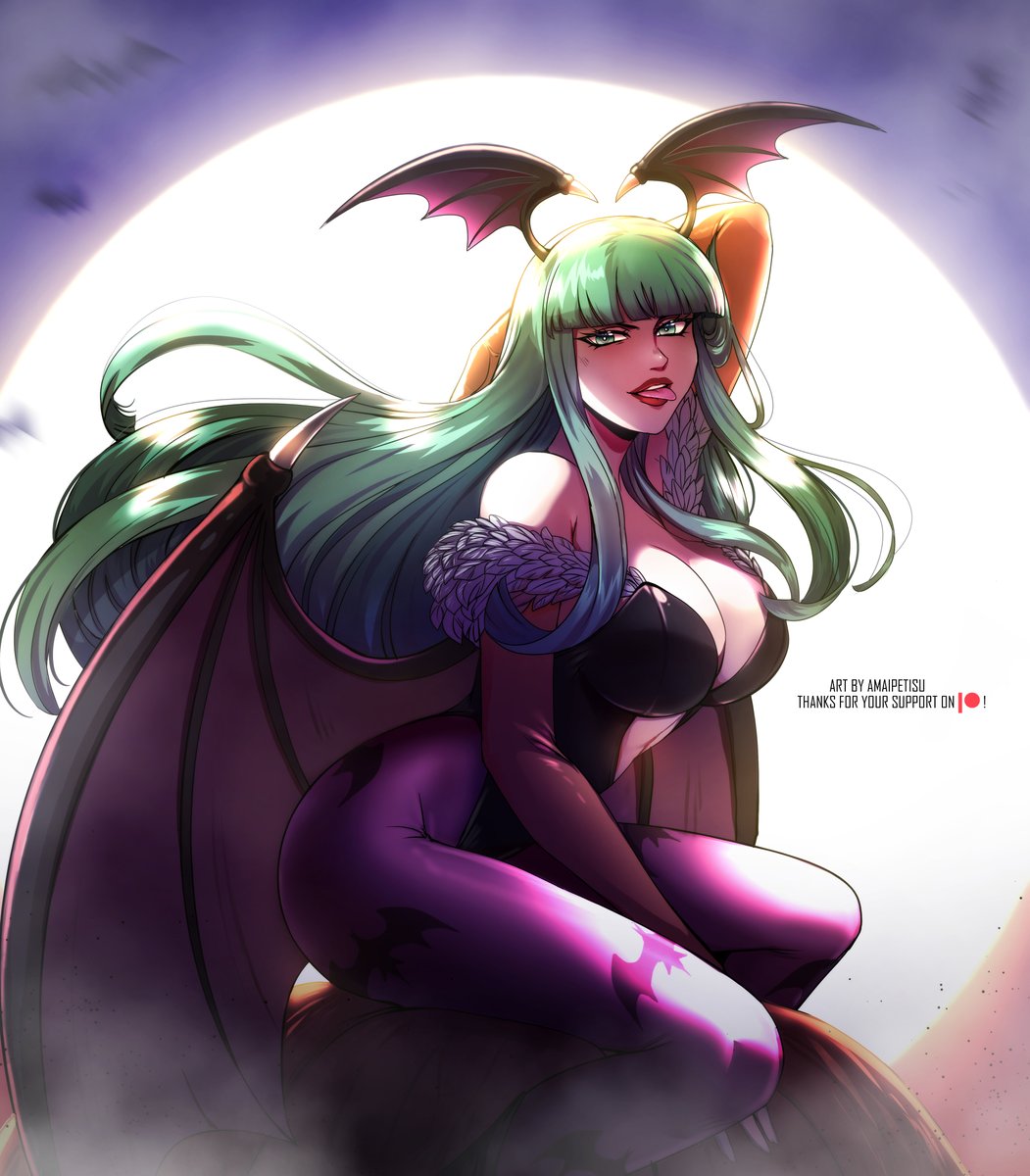 Morrigan from Darkstalkers! 🦇