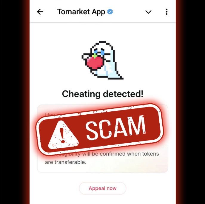 IITian_InCrypto's tweet photo. TOMARKET🍅& @Oliver_Tomarket, we stand with the community and ask for transparency on the $TOMA airdrop:

1. Clear allocation criteria: What specific actions or engagement levels determined eligibility?

2. Complete tokenomics details: Including total supply, distribution breakdown, and any future plans for the token.

3. Explanation of the 'cheating’ flag: Outline specific actions or behaviors considered as "cheating.”

Everyone who participated honestly deserves clarity. Many User Cheating Detected Without Any Reason.❌

If you are facing similar issue without any reason, please share your screenshot and tag @Oliver_Tomarket & @TomarketCrew