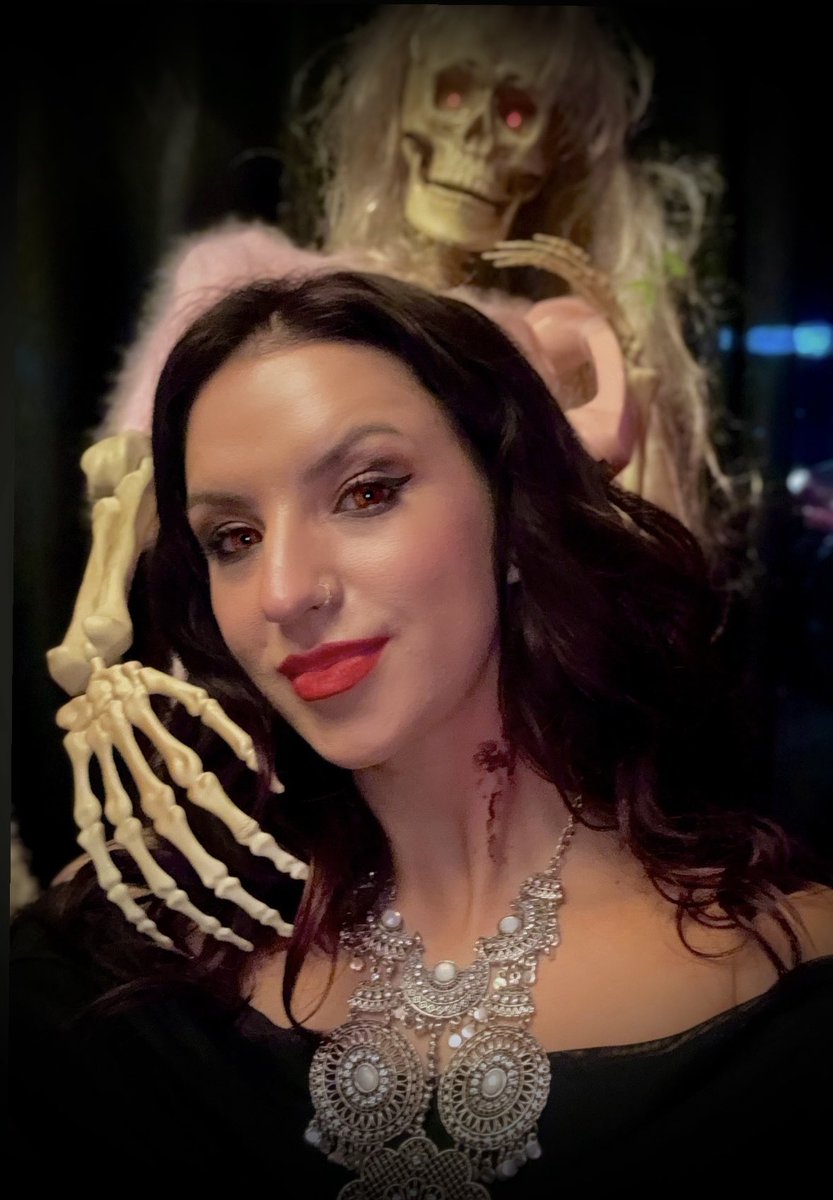 raeburgundy's tweet photo. As a non-Christmas girly I’m already sad that Halloween is over.

I think my dog is happy these contacts are gone though. https://t.co/UQqKLWGpJ9
