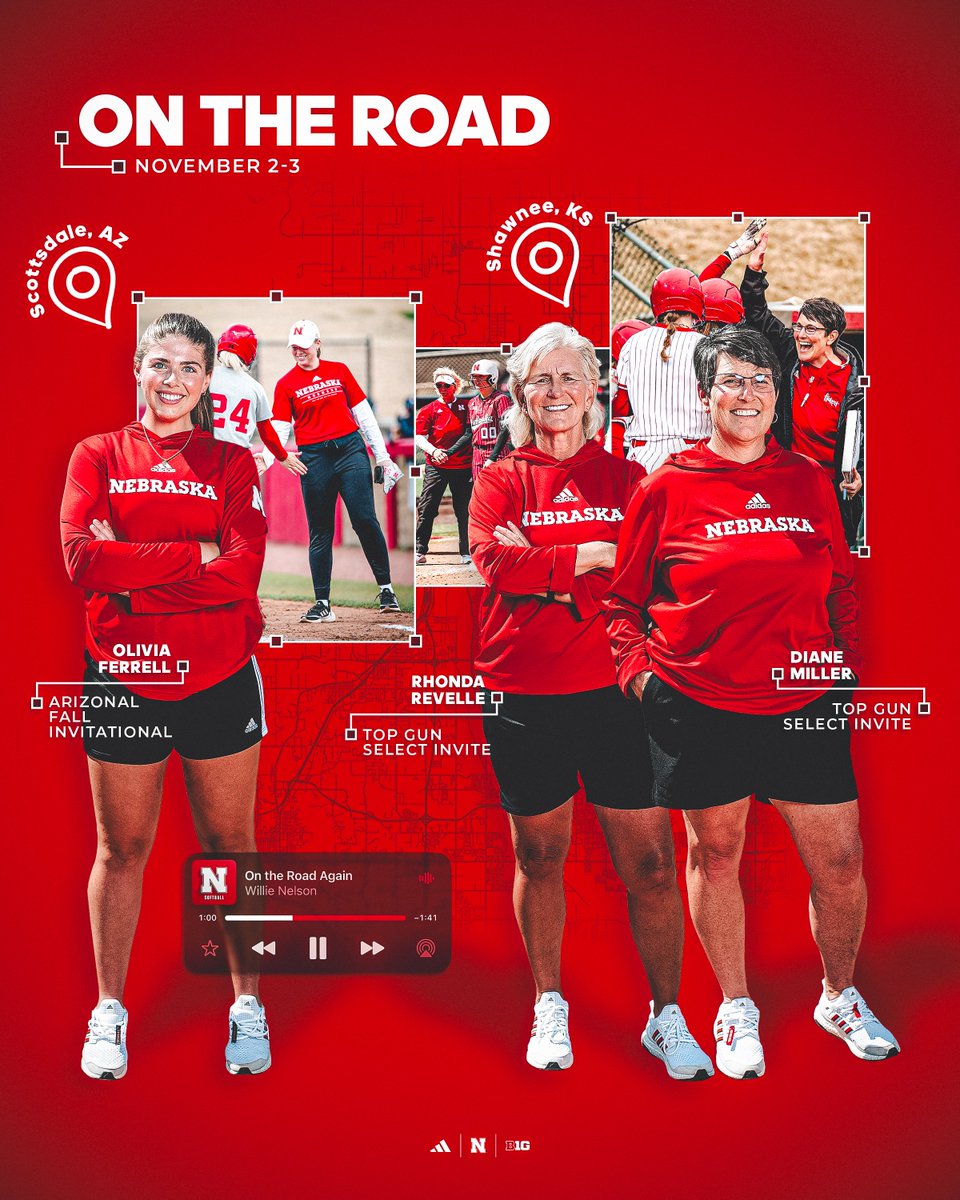 Busy weekend for these three! 🥎💼

Coaches will be hitting the road after our final fall game.

You know the drill, drop your schedules! ⤵️